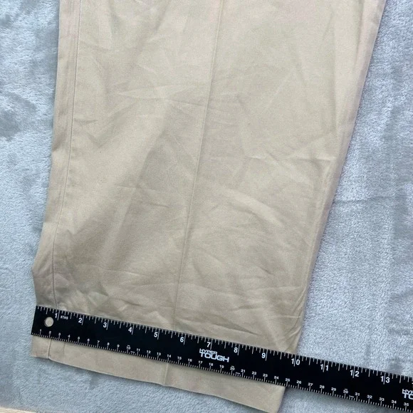 Vintage Polo Ralph Lauren Cargo Pants Mens 36x32 Khaki Relaxed Fit Pockets Twill